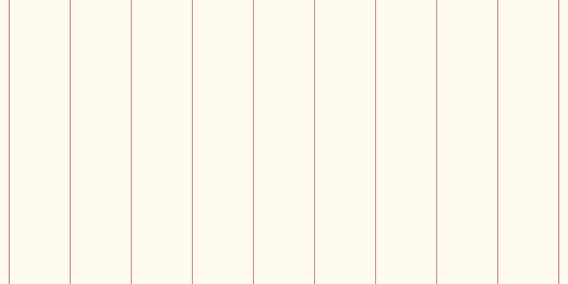 #fffaee, #caa393 vertical lines, two pixels wide, eighty-four pixels apart