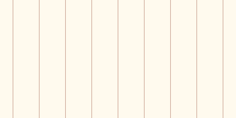 #fffaee, #caa393 vertical lines, two pixels wide, eighty-seven pixels apart