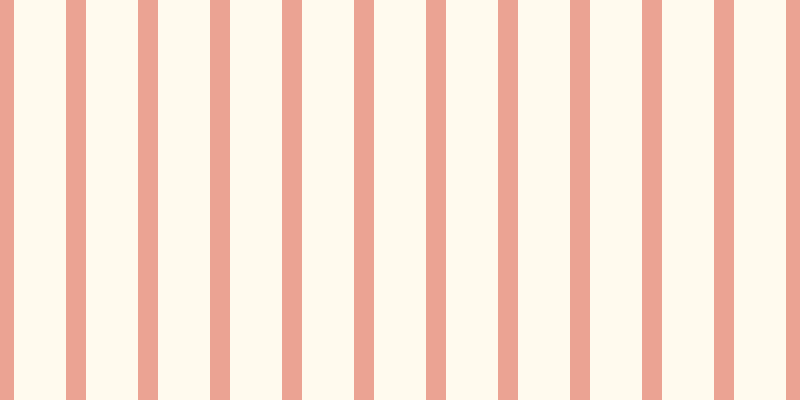 #fffaee, #eba393 vertical lines, twenty pixels wide, fifty-two pixels apart