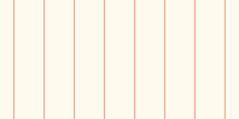 #fffaee, #eba393 vertical lines, four pixels wide, ninety-seven pixels apart
