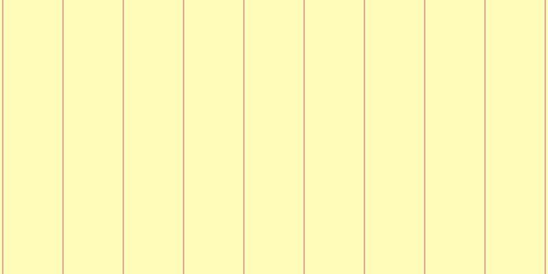 #fffbb9, #eba393 vertical lines, two pixels wide, eighty-six pixels apart