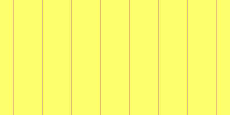 #ffff3b (75%), #eba393 vertical lines, two pixels wide, ninety-nine pixels apart