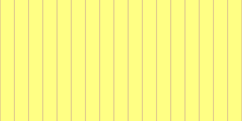 #ffff5c (75%), #caa393 vertical lines, two pixels wide, forty-five pixels apart