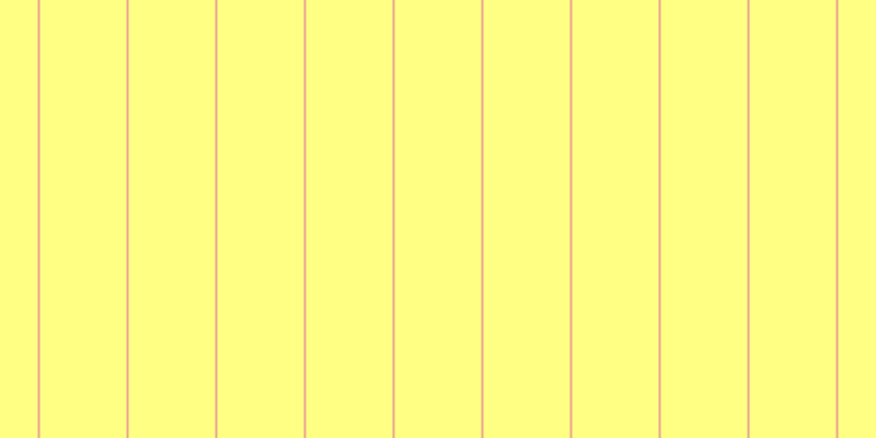 #ffff5c (75%), #eba393 vertical lines, two pixels wide, seventy-nine pixels apart