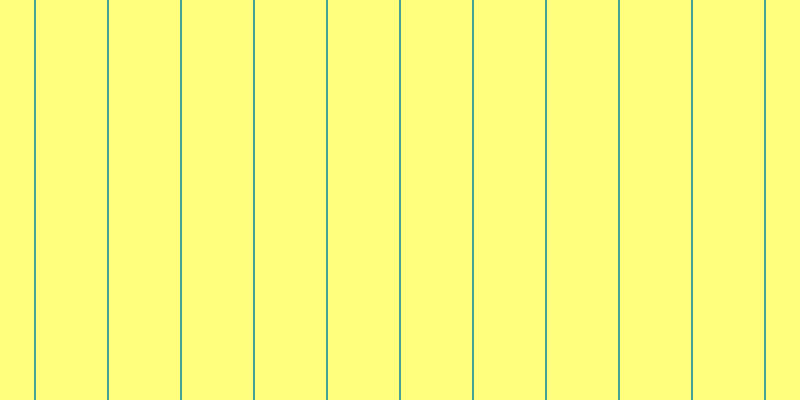 #ffff7d, #46a393 vertical lines, two pixels wide, seventy-one pixels apart