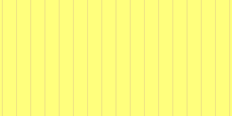 #ffff7d, #caa393 vertical lines, one pixels wide, forty-eight pixels apart