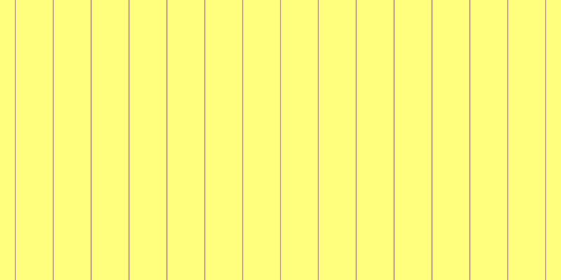 #ffff7d, #caa393 vertical lines, two pixels wide, fifty-two pixels apart