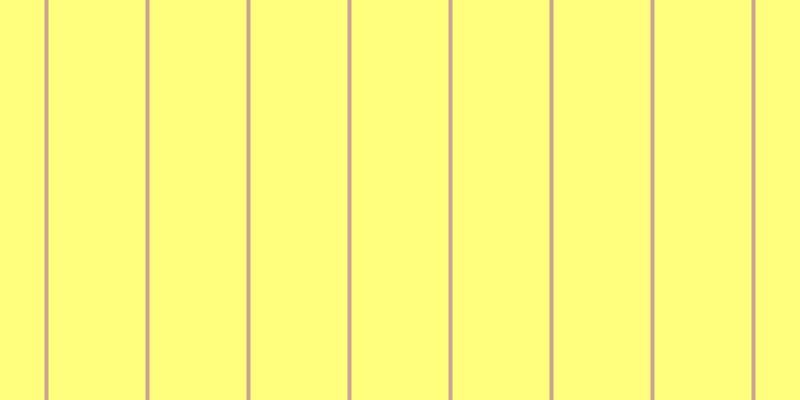 #ffff7d, #caa393 vertical lines, four pixels wide, ninety-seven pixels apart
