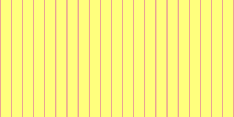 #ffff7d, #eba393 vertical lines, four pixels wide, thirty-four pixels apart