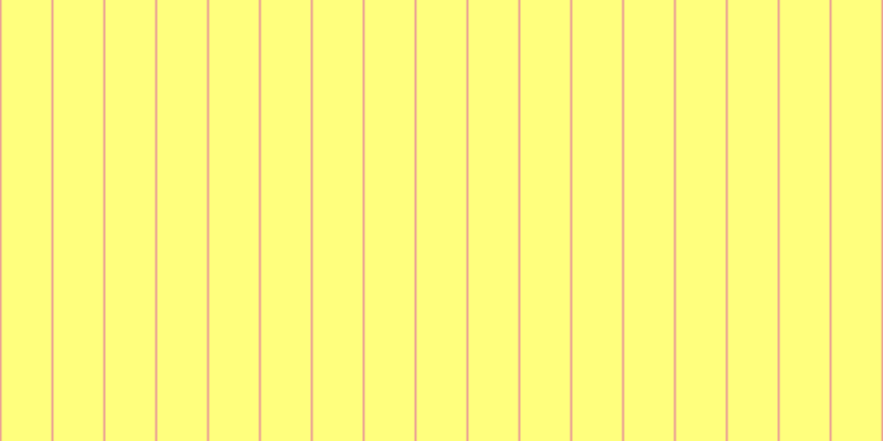 #ffff7d, #eba393 vertical lines, two pixels wide, forty-five pixels apart