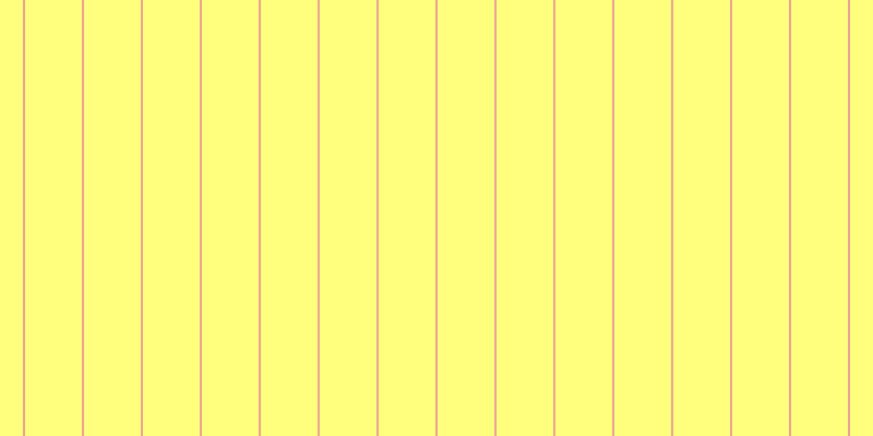 #ffff7d, #eba393 vertical lines, two pixels wide, fifty-two pixels apart