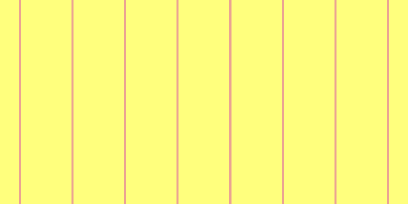 #ffff7d, #eba393 vertical lines, four pixels wide, ninety-nine pixels apart