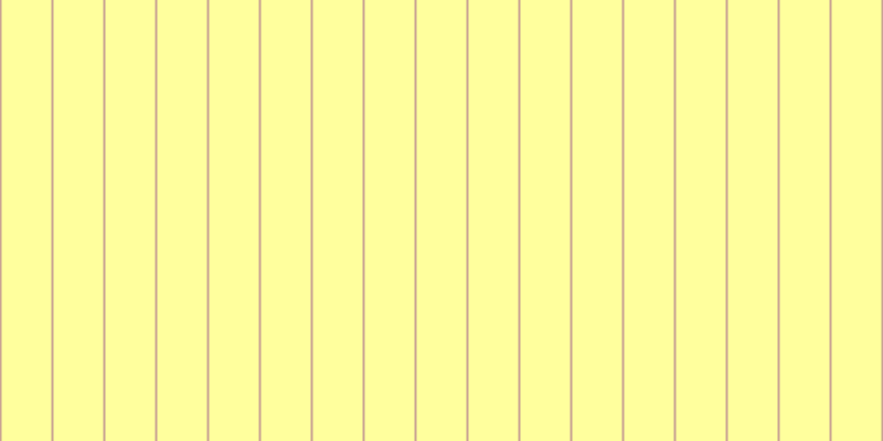 #ffff7d (75%), #caa393 vertical lines, two pixels wide, forty-five pixels apart