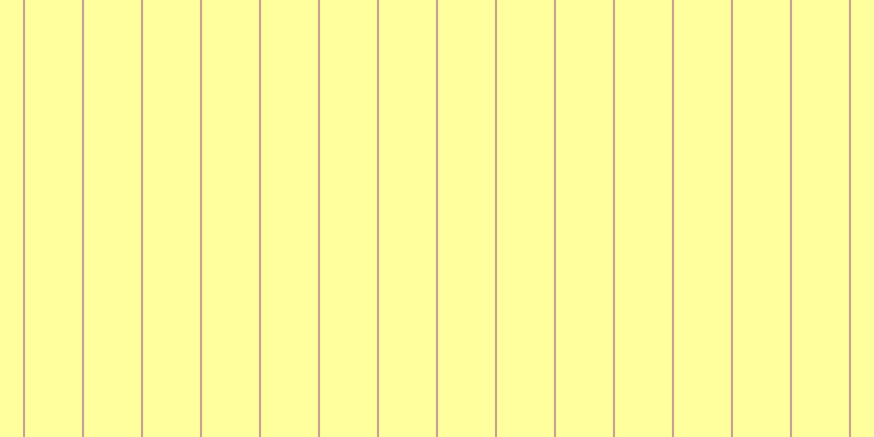 #ffff7d (75%), #caa393 vertical lines, two pixels wide, fifty-two pixels apart