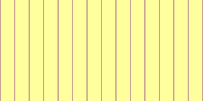#ffff7d (75%), #caa393 vertical lines, five pixels wide, fifty-two pixels apart