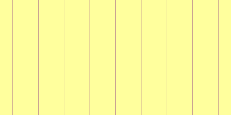 #ffff7d (75%), #caa393 vertical lines, two pixels wide, eighty-seven pixels apart