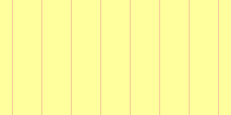 #ffff7d (75%), #eba393 vertical lines, two pixels wide, one hundred pixels apart