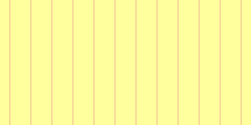 #ffff7d (75%), #eba393 vertical lines, two pixels wide, sixty-five pixels apart