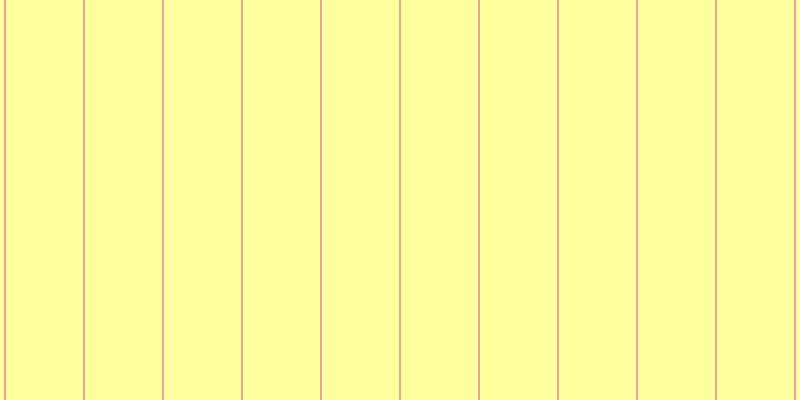 #ffff7d (75%), #eba393 vertical lines, two pixels wide, seventy-seven pixels apart