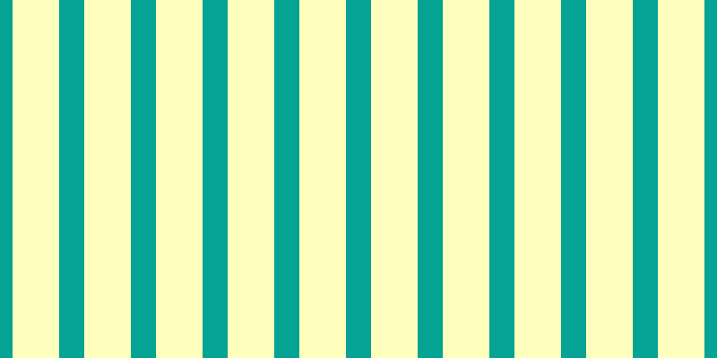 #ffffbd, #04a393 vertical lines, twenty-eight pixels wide, fifty-two pixels apart