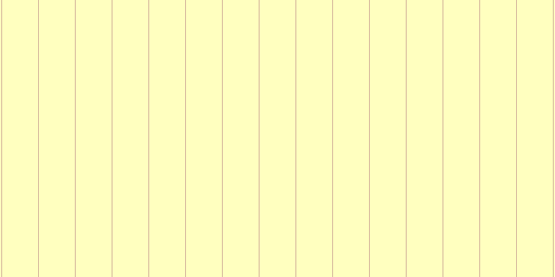 #ffffbf, #caa393 vertical lines, one pixels wide, fifty-two pixels apart