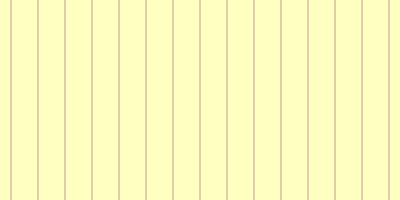 #ffffbf, #caa393 vertical lines, two pixels wide, fifty-two pixels apart
