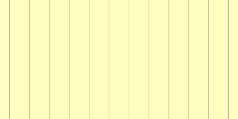#ffffbf, #caa393 vertical lines, two pixels wide, sixty-five pixels apart