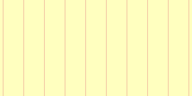 #ffffbf, #eba393 vertical lines, two pixels wide, eighty-four pixels apart