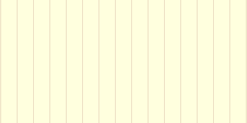 #ffffbf (50%), #caa393 vertical lines, one pixels wide, fifty-two pixels apart