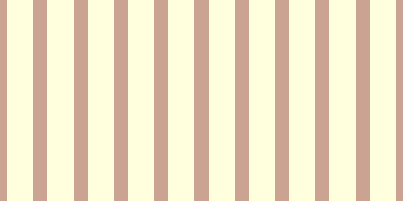 #ffffbf (50%), #caa393 vertical lines, twenty-eight pixels wide, fifty-two pixels apart