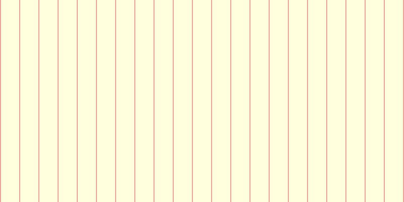 #ffffbf (50%), #eba393 vertical lines, two pixels wide, thirty-six pixels apart