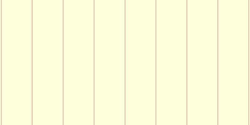 #ffffbf (50%), #eba393 vertical lines, two pixels wide, ninety-seven pixels apart