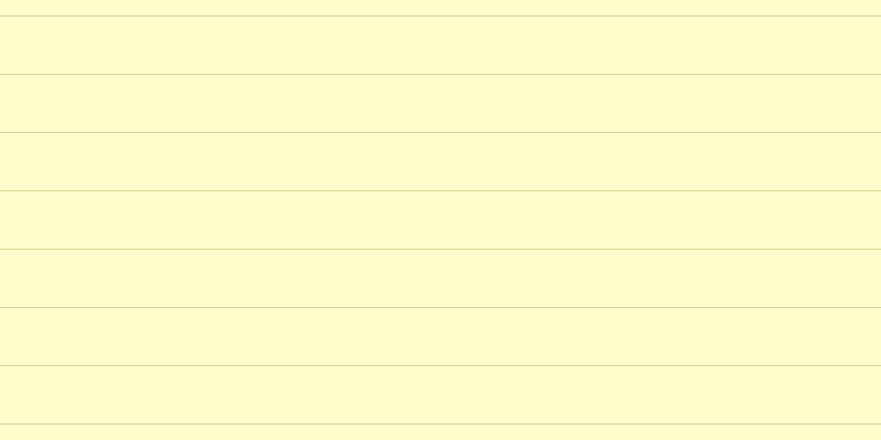 #ffffce, #dbd393 horizontal lines, one pixels wide, fifty-two pixels apart
