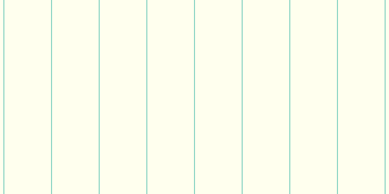 Light yellow (50%), #04a393 vertical lines, one pixels wide, ninety-seven pixels apart