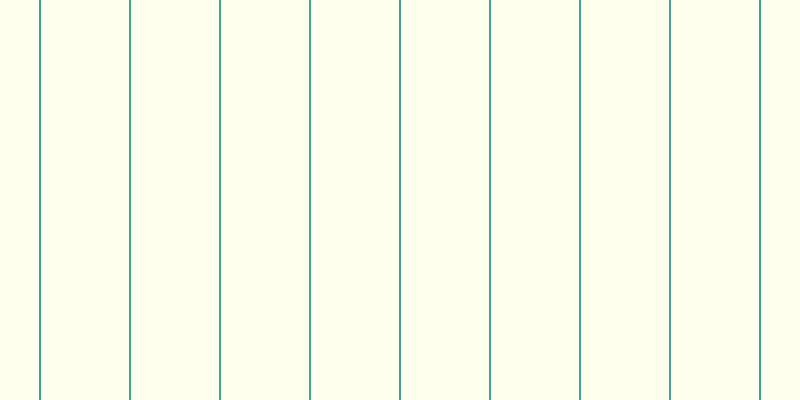 Light yellow (50%), #46a393 vertical lines, two pixels wide, eighty-eight pixels apart