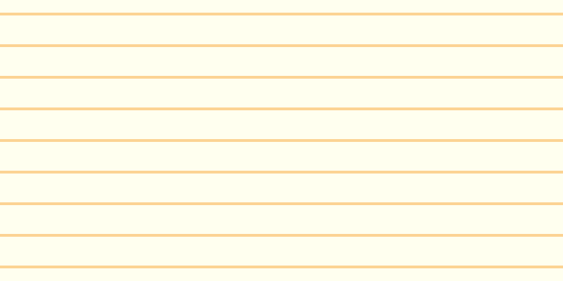 #ffffef, #fcd393 horizontal lines, four pixels wide, forty-one pixels apart