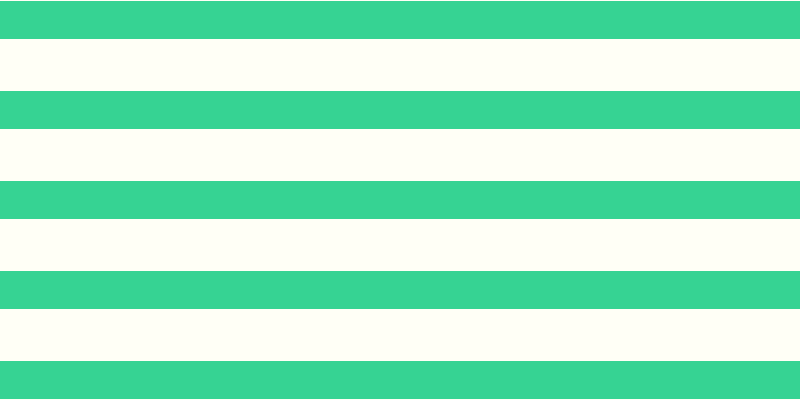 Ivory (50%), #36d393 horizontal lines, thirty-eight pixels wide, fifty-two pixels apart