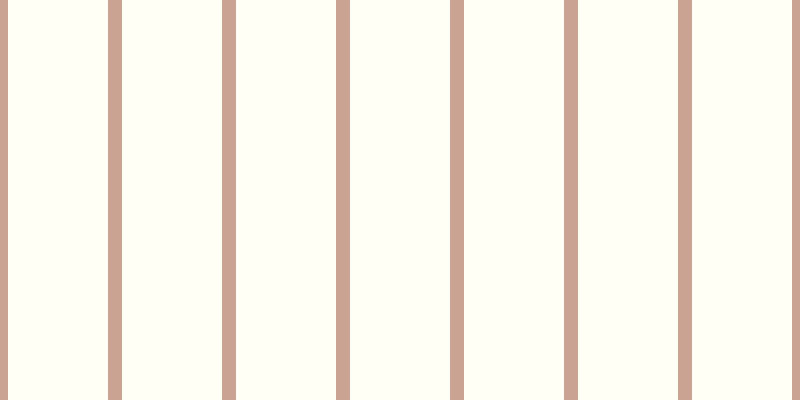 Ivory (50%), #caa393 vertical lines, fourteen pixels wide, one hundred pixels apart