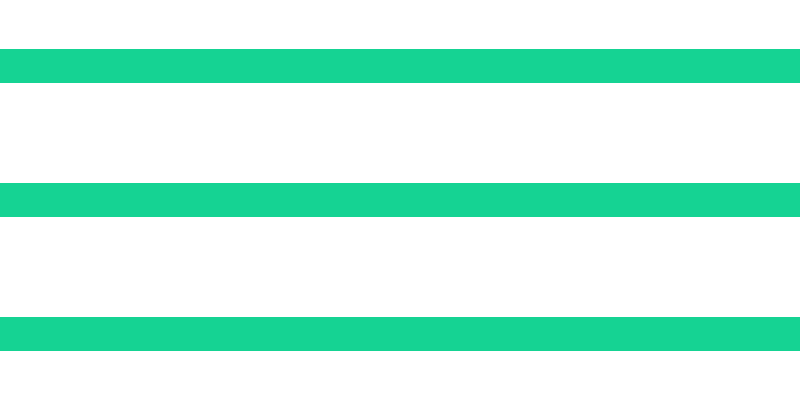 #15d393 horizontal lines, thirty-four pixels wide, one hundred pixels apart