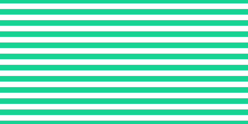 #15d393 horizontal lines, eighteen pixels wide, eighteen pixels apart