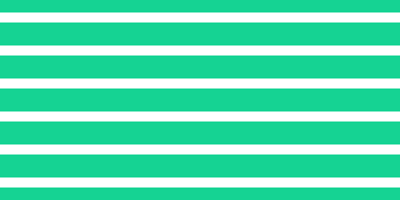 #15d393 horizontal lines, forty-six pixels wide, twenty pixels apart