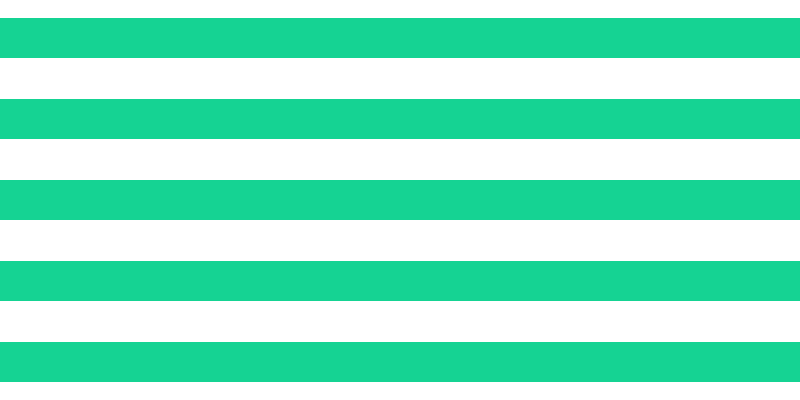 #15d393 horizontal lines, forty pixels wide, forty-one pixels apart