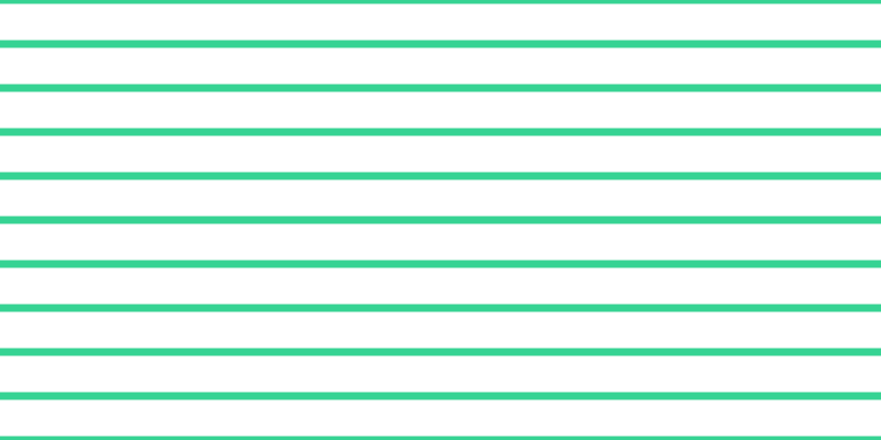 #36d393 horizontal lines, seven pixels wide, thirty-three pixels apart