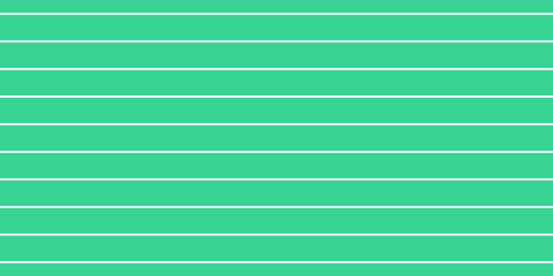 #36d393 horizontal lines, thirty-seven pixels wide, three pixels apart