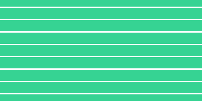 #36d393 horizontal lines, forty-four pixels wide, five pixels apart