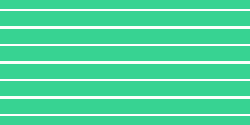 #36d393 horizontal lines, forty-eight pixels wide, eight pixels apart