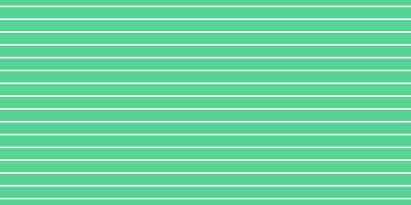 #57d393 horizontal lines, twenty-two pixels wide, three pixels apart