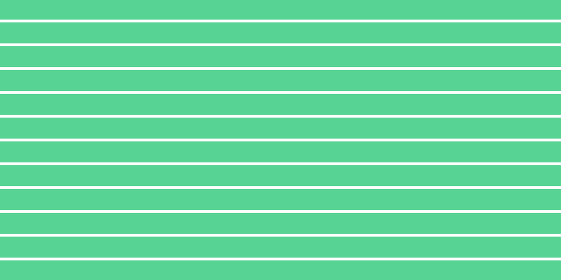 #57d393 horizontal lines, thirty pixels wide, four pixels apart