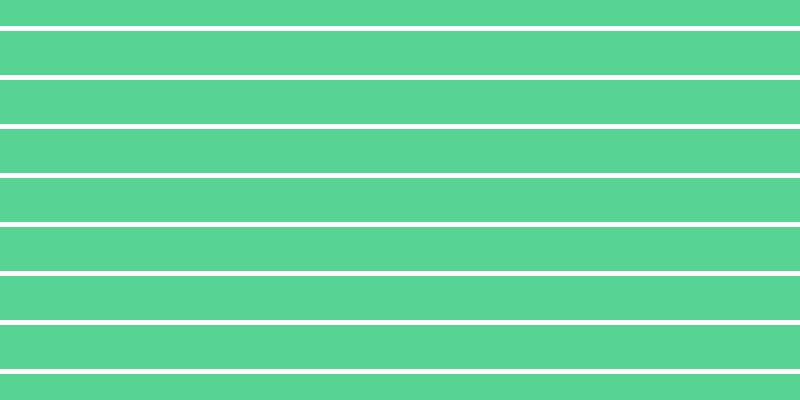 #57d393 horizontal lines, forty-four pixels wide, five pixels apart