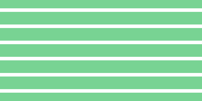 #78d393 horizontal lines, fifty pixels wide, fourteen pixels apart